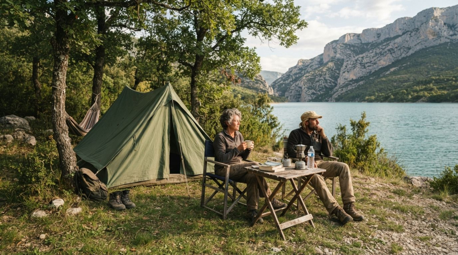 Der perfekte campingplatz am verdon see für naturfreunde